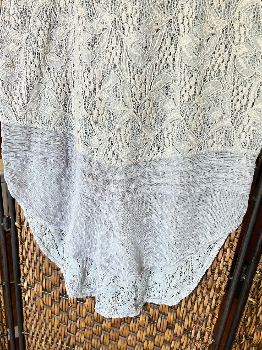 S Free People Lace Tank Top